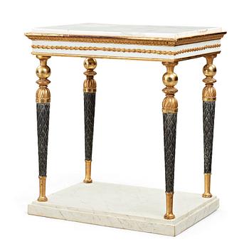 17. A late Gustavian early 19th century console table.