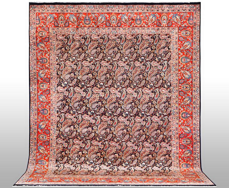 A carpet, Kashmar 393 x 299 cm.