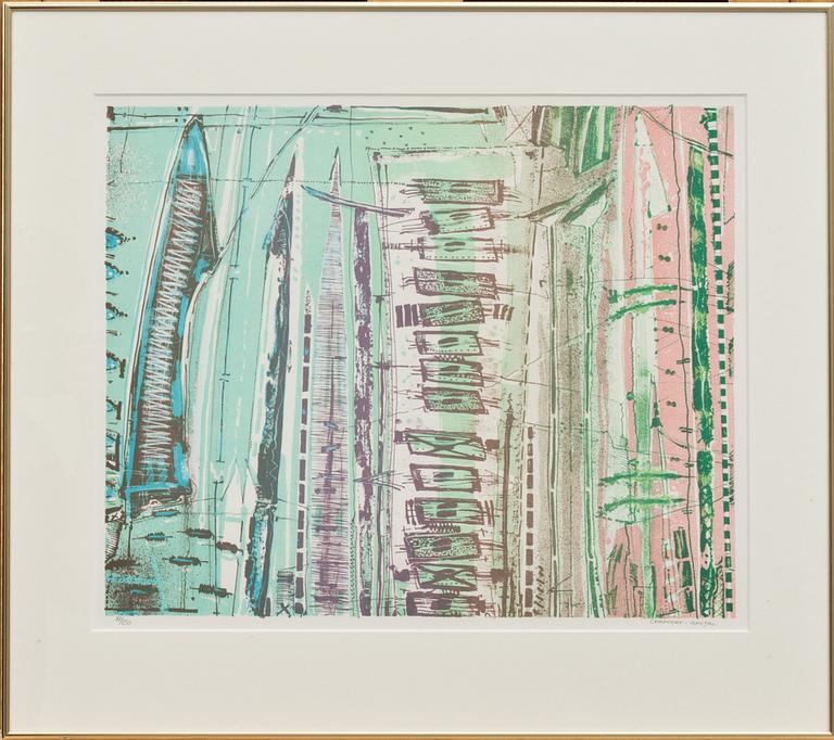 PATRICK CHAPPERT-GAUJAL, färglitografi, signerad och numrerad 27/250.