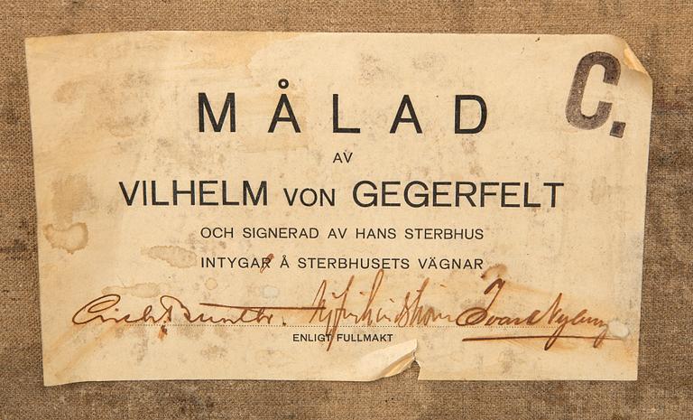 Wilhelm von Gegerfelt, landscape.