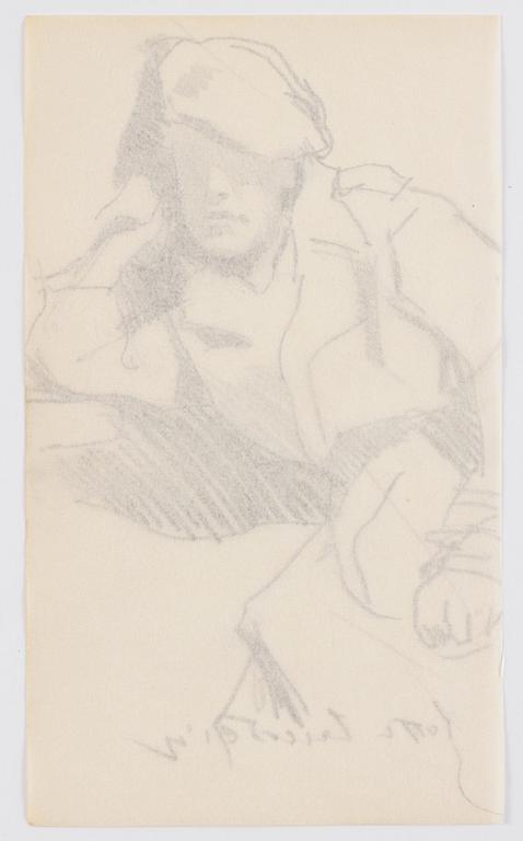 Lotte Laserstein, Man with Beret.