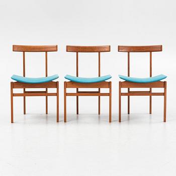 Inger Klingenberg, chairs, 3 pcs model no. 193 France & Son, 1960s.