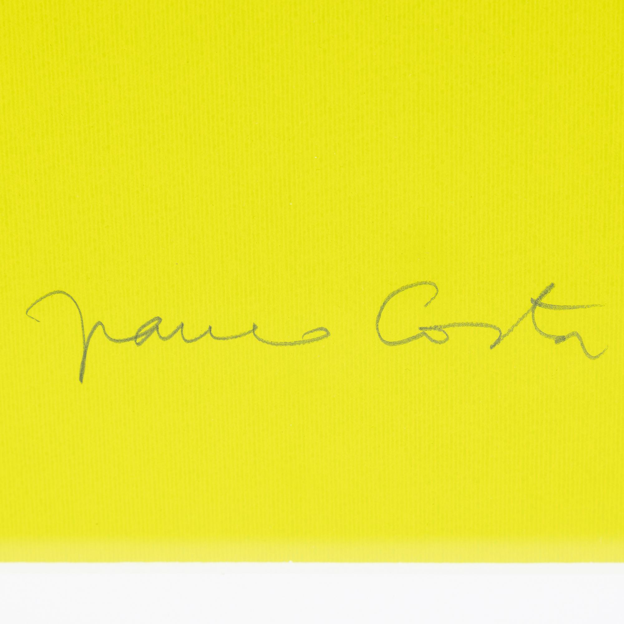 Franco Costa, silkscreen in colours, signed LXXX/C.