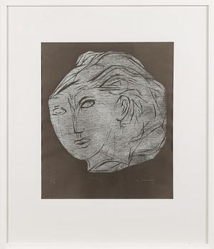 INA COLLIANDER, wood cut, signed and dated -64, numbered Tpl'a I-III, IV 6/10.