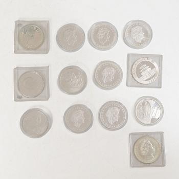 15 silver coins.