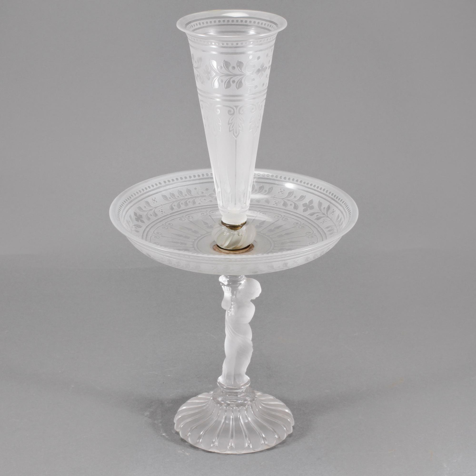 BORDSUPPSATS, glas, 1900-talets fjärde kvartal.
