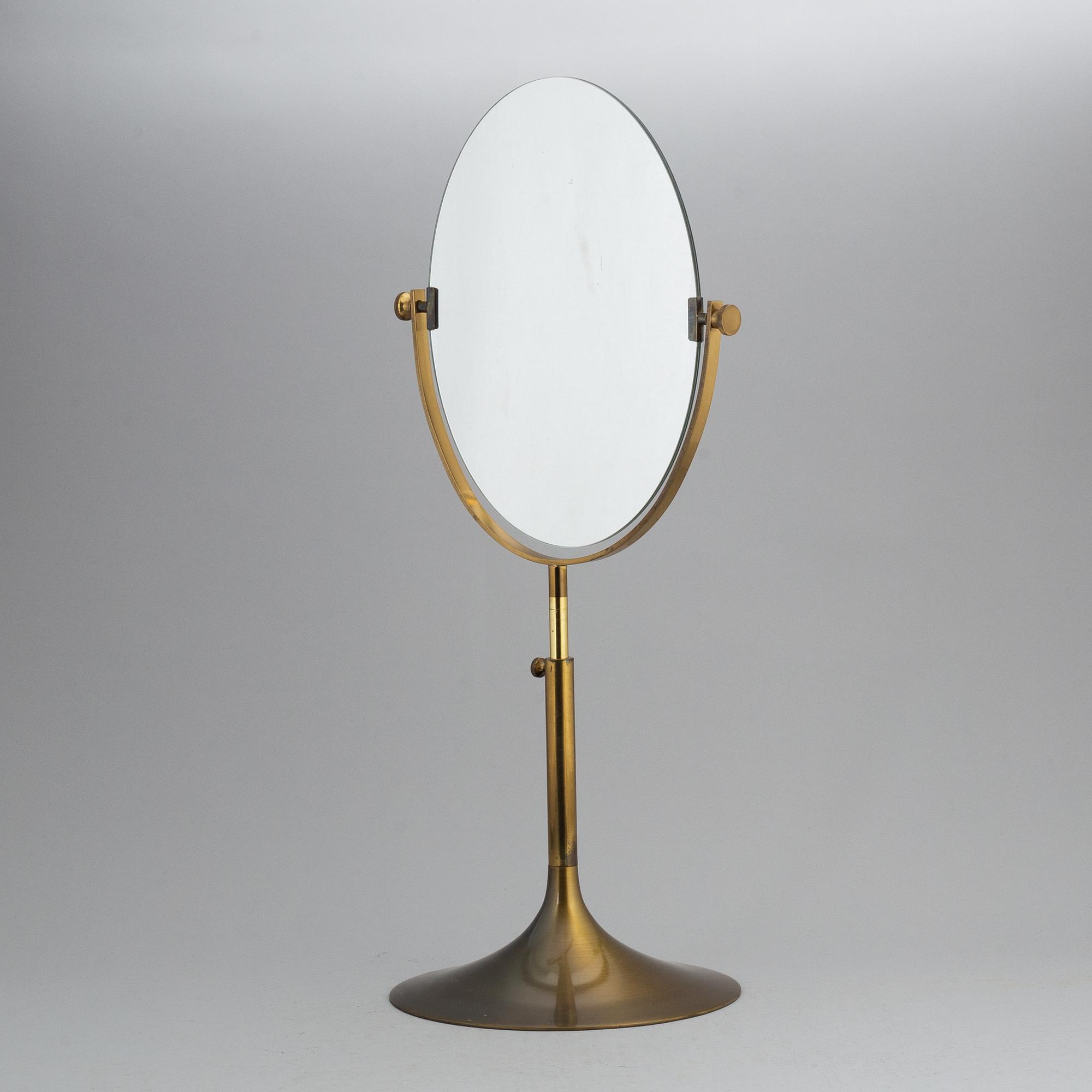 A table mirror.