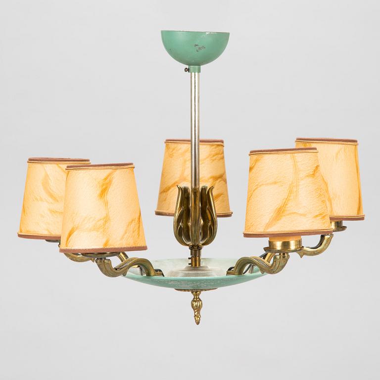 Paavo Tynell, a 1930/1940's '1374' chandelier for Taito.