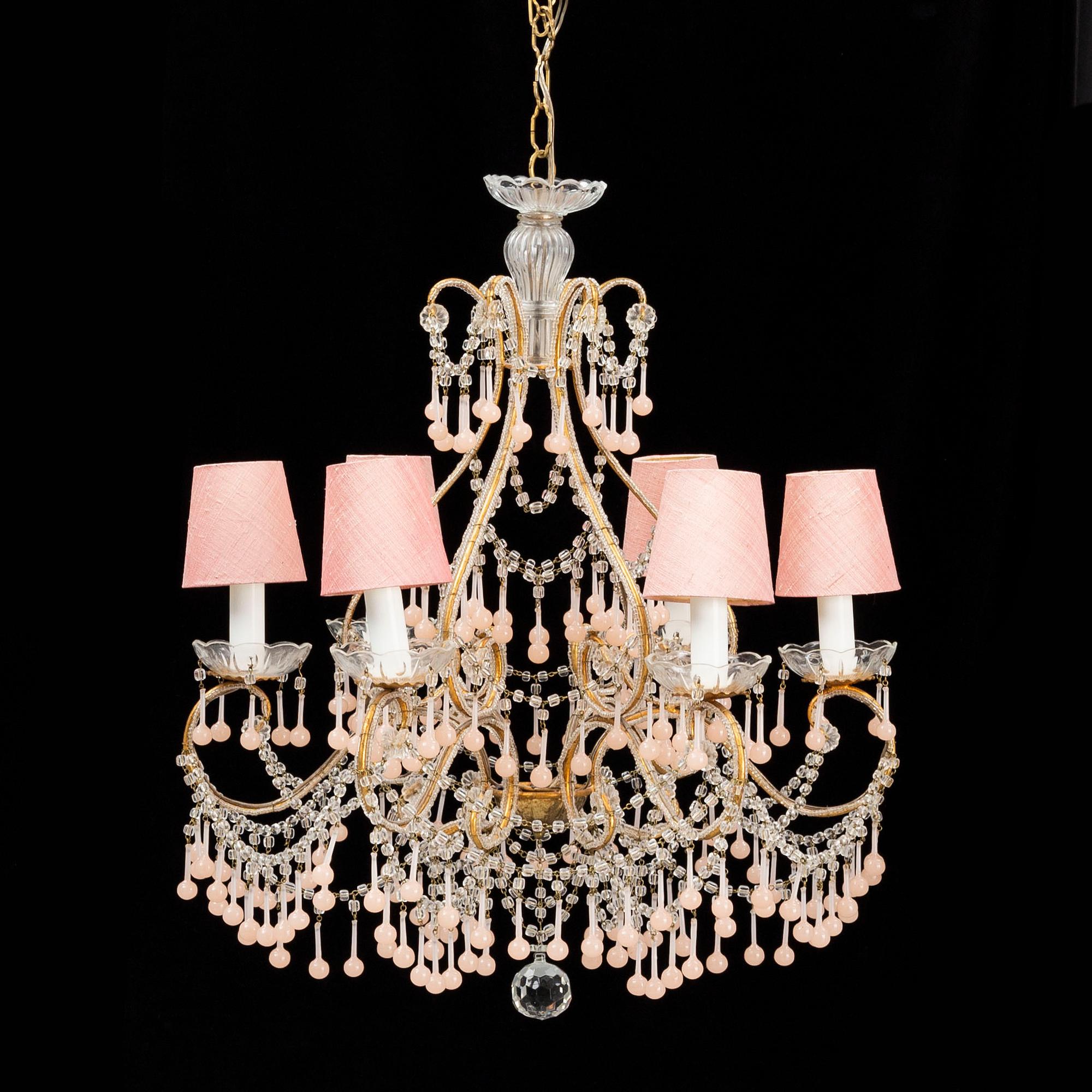 A Venitian style chandelier, mid 20th Century.