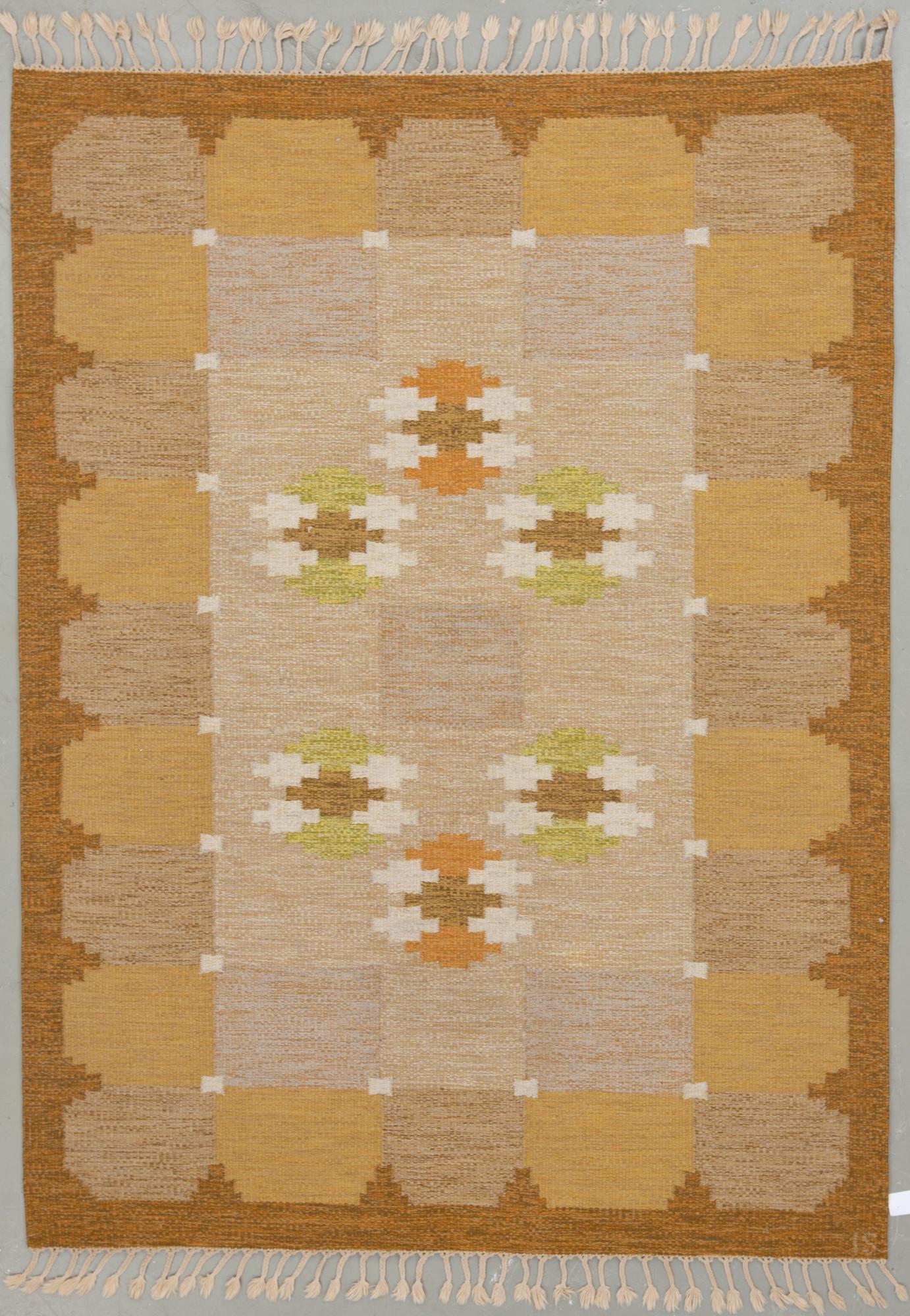 MATTA, rölakan. Ingegerd Silow, signerad IS. Ca 232x170 cm.