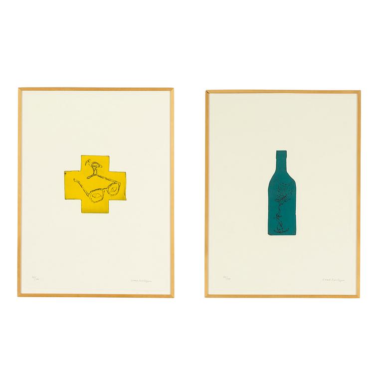 Kent Karlsson, Untitled, 2 pcs.
