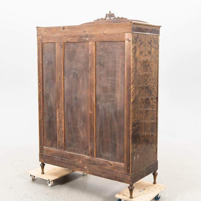 An early 1900s birch wardrobe.