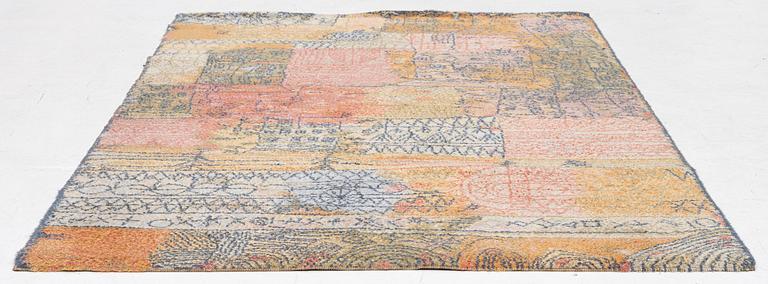 Paul Klee, matta, ”Florentinisches villenviertel”, maskingjord flossa, ca 200 x 140 cm.