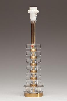 BORDSLAMPA, glas. Design Carl Fagerlund, Orrefors.