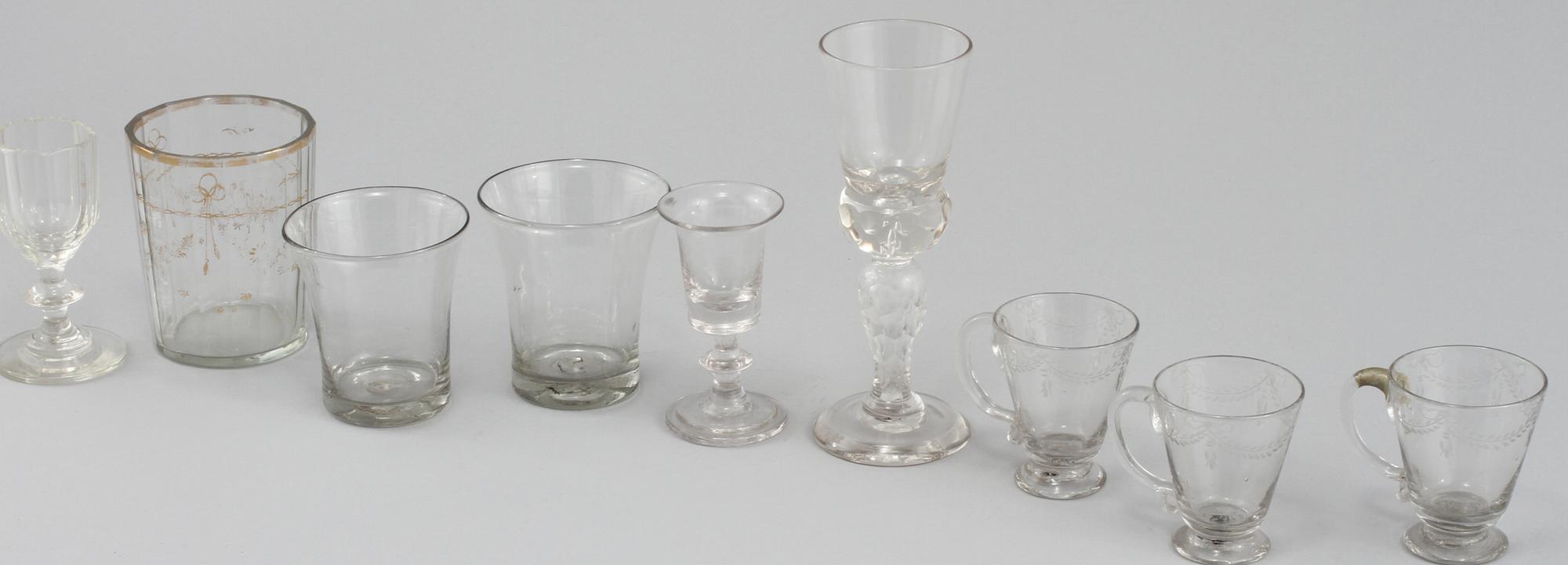 GLAS, 9 delar, 17/1800-tal.