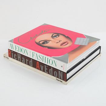 Richard Avedon, photo books, three volumes.