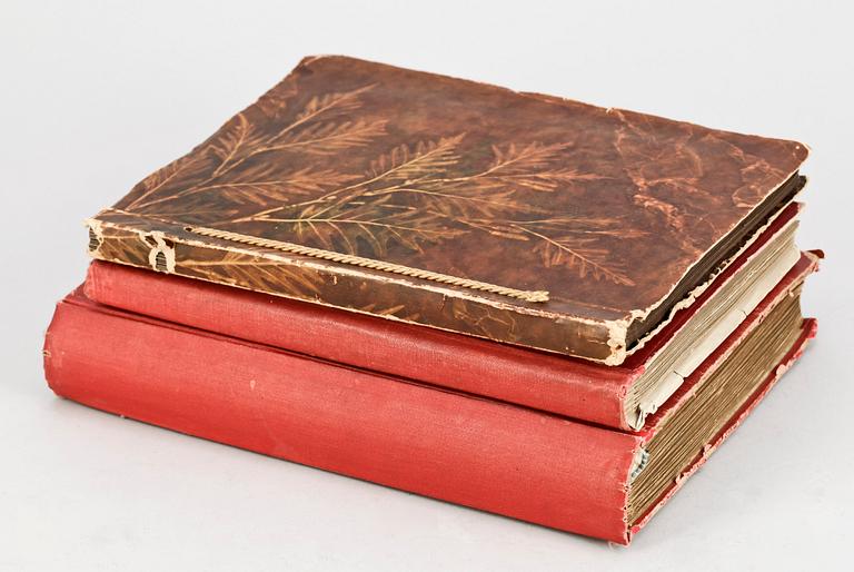 BREFKORTSALBUM 3 st MED VYKORT, tidigt 1900-tal till 1930-tal.