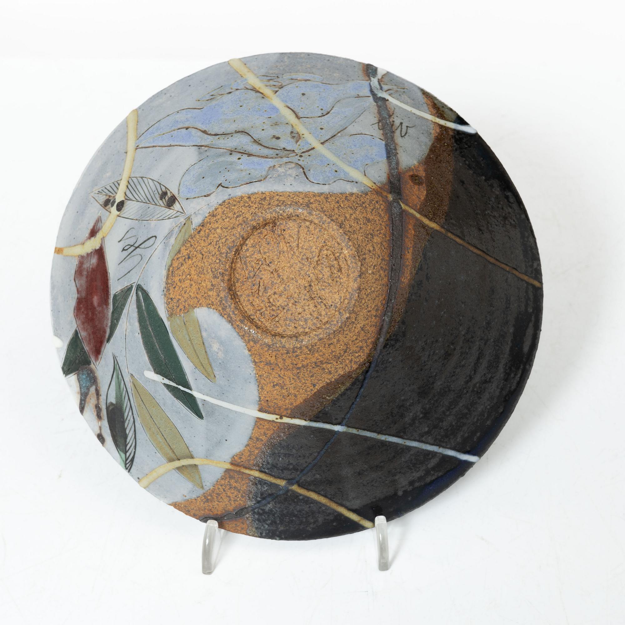 Eva Bengtsson, a stoneware bowl, own studio, Frillesås.