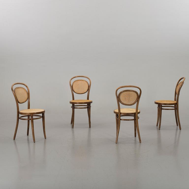FOUR CHAIRS FROM THE SECOND HALF OF 20TH CENTURY.