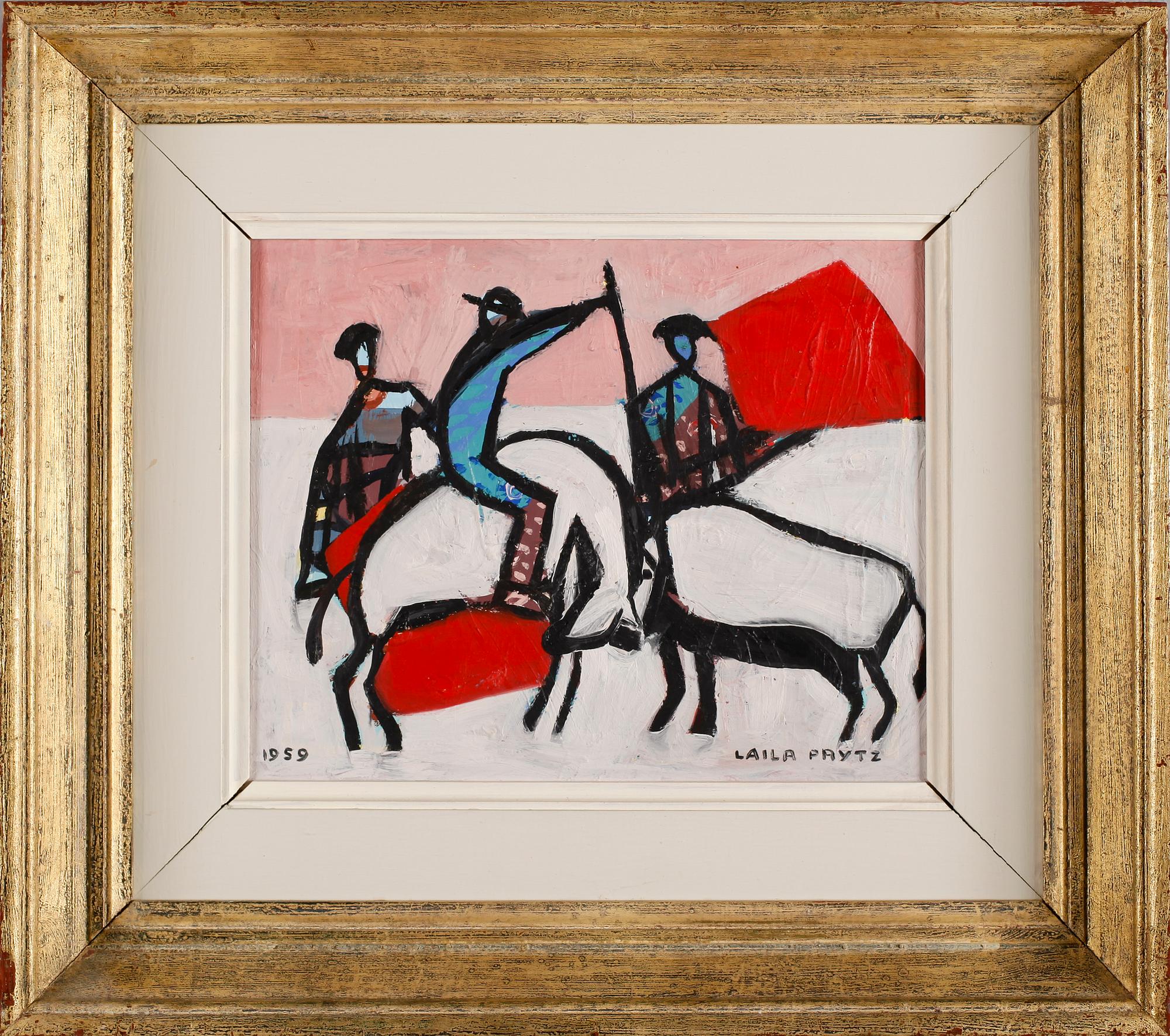 LAILA PRYTZ, olja på pannå, signerad och daterad 1959.