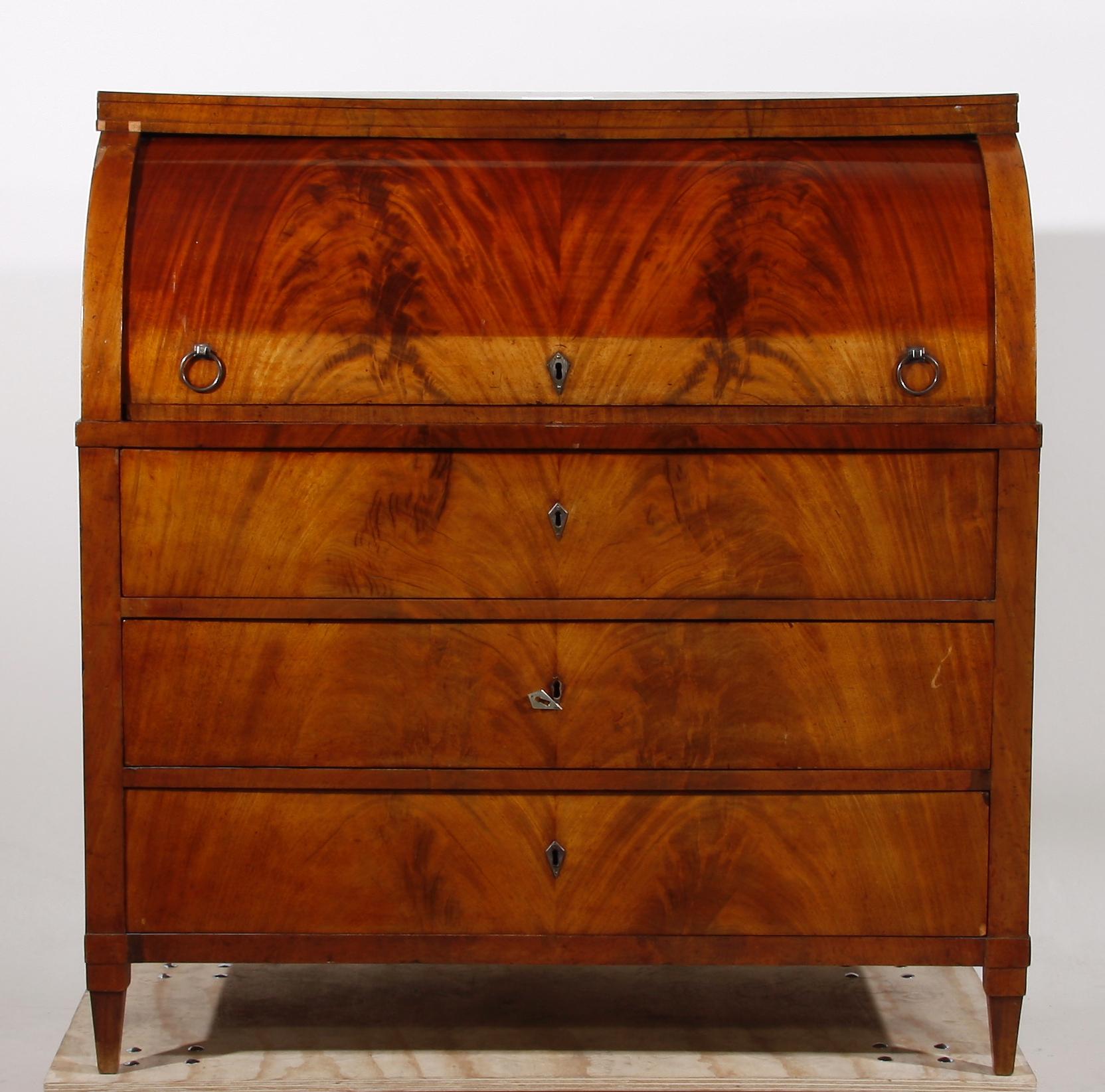 RULLKLAFFSEKRETÄR, empire, 1800-talets första hälft. Nordeuropa.