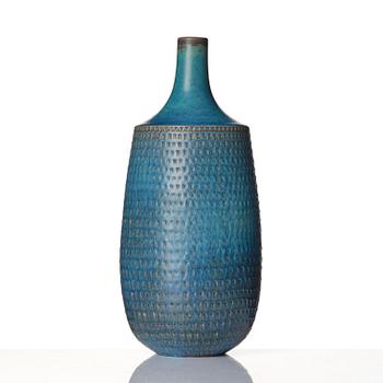 Stig Lindberg, a stoneware vase, Gustavsberg Studio, 1960.