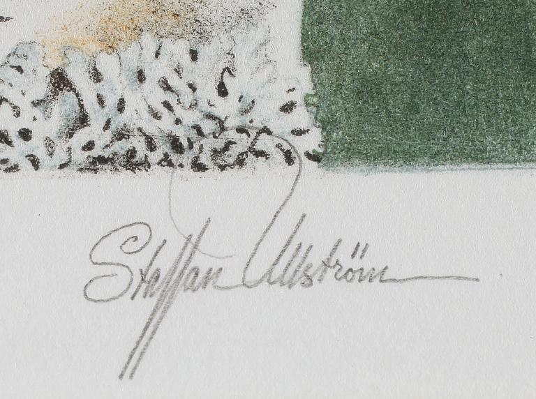 STAFFAN ULLSTRÖM, färglitografi, signerad, numrerad 7/75.