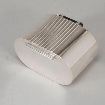 LARS HÅKANSSON, ask, sterlingsilver, Höör 1990. Bok "925, silversmed Lars Håkansson" medföljer.