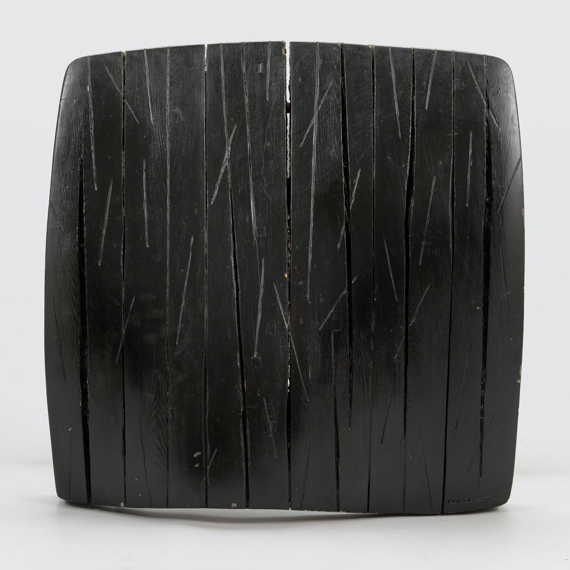 HEIMO VIROLAINEN, relief, painted wood, signed and dated 1972.