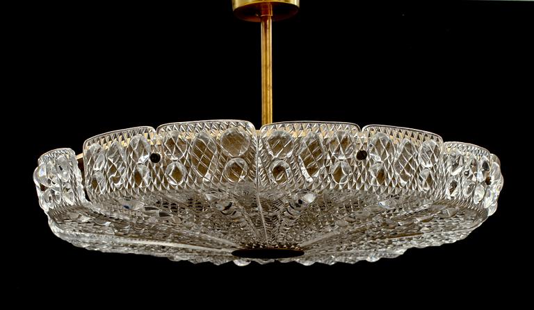 TAKLAMPA, Carl Fagerlund, Orrefors, diam 53.