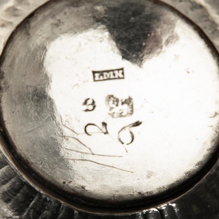 Bägare och kalk, silver, 1700-talets slut/1800-talets början.