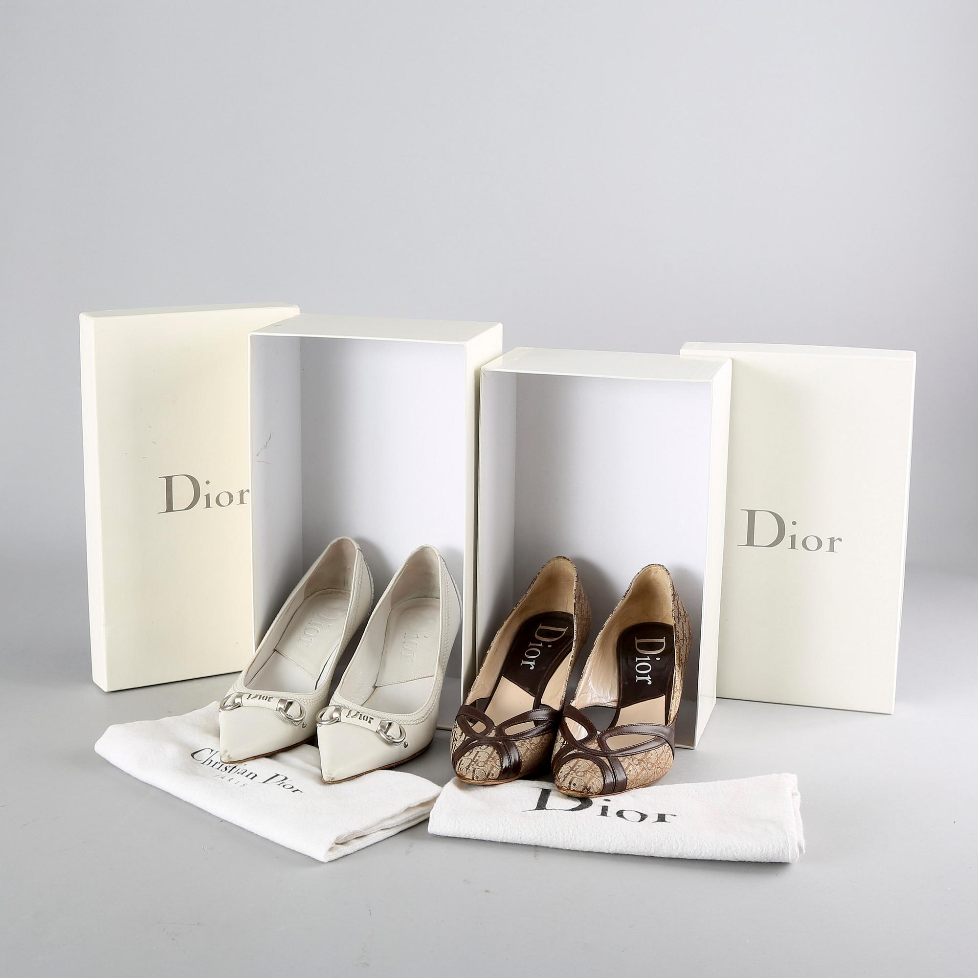 Dior, 2 par, skor/pumps.