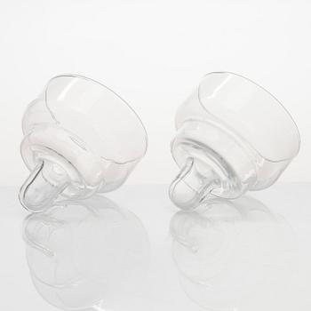 Harri Koskinen,  ljuslyktor, 2 st, "Lantern 60", Iittala, 2000-tal.