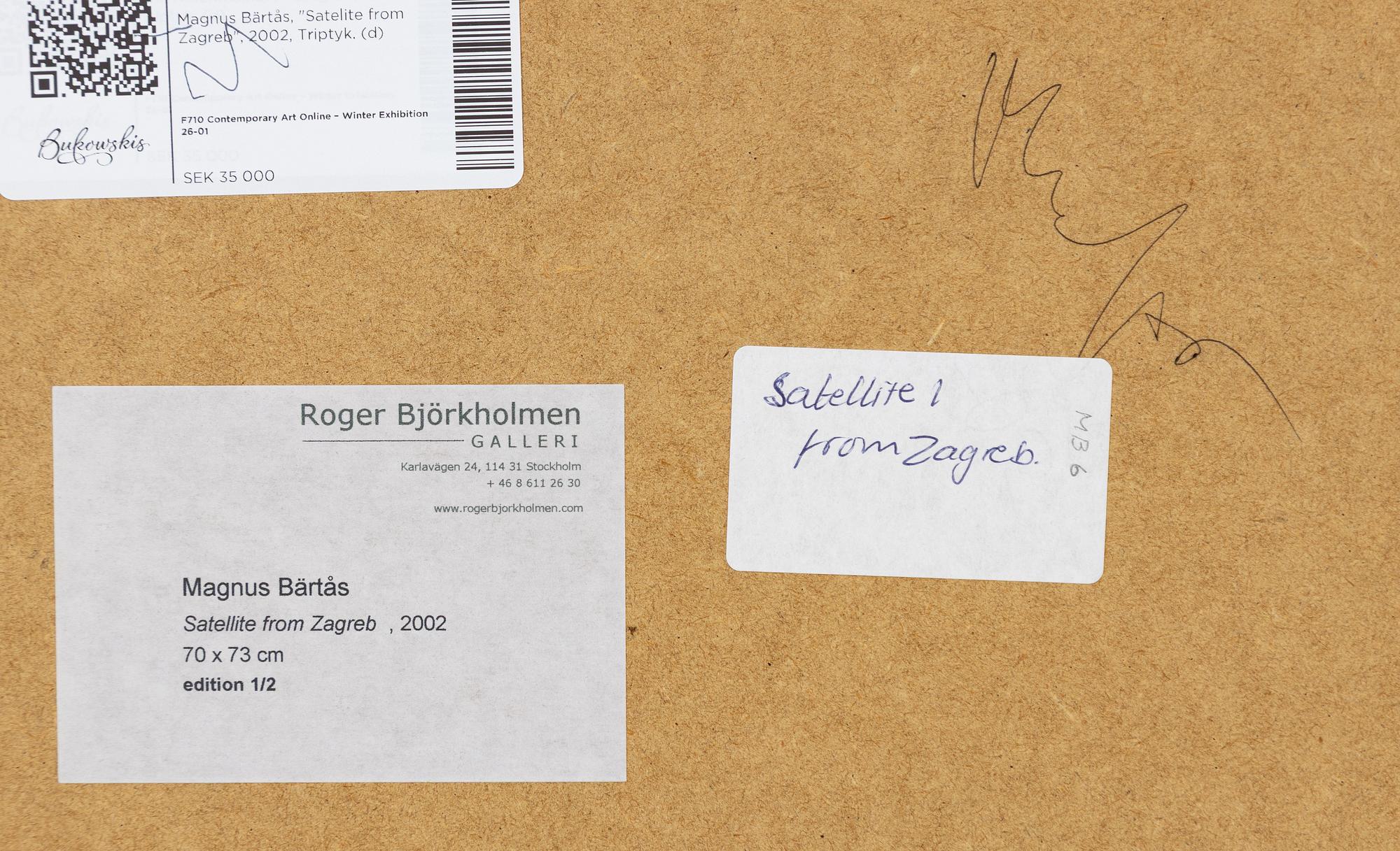 Magnus Bärtås, "Satellite from Zagreb", 2002.