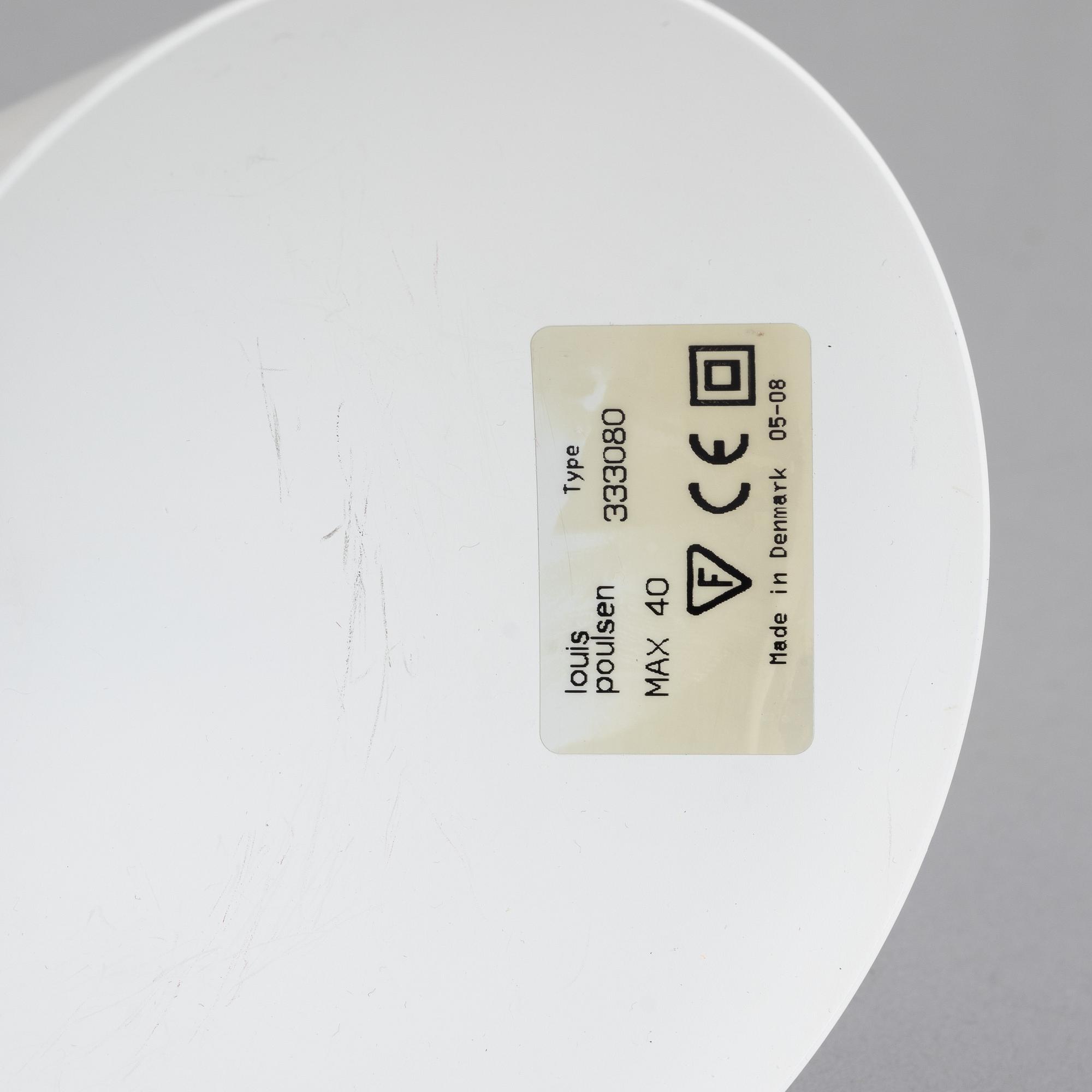 Arne Jacobsen, vägglampa, "AJ", Louis Poulsen, Danmark.
