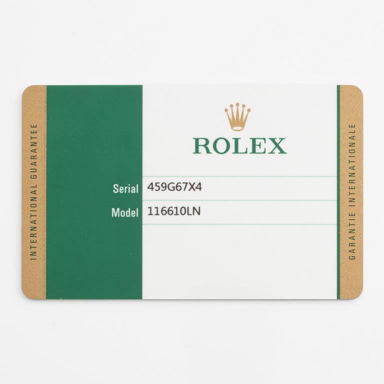 Rolex, Oyster Perpetual Date, Submariner, wristwatch, 40 mm.