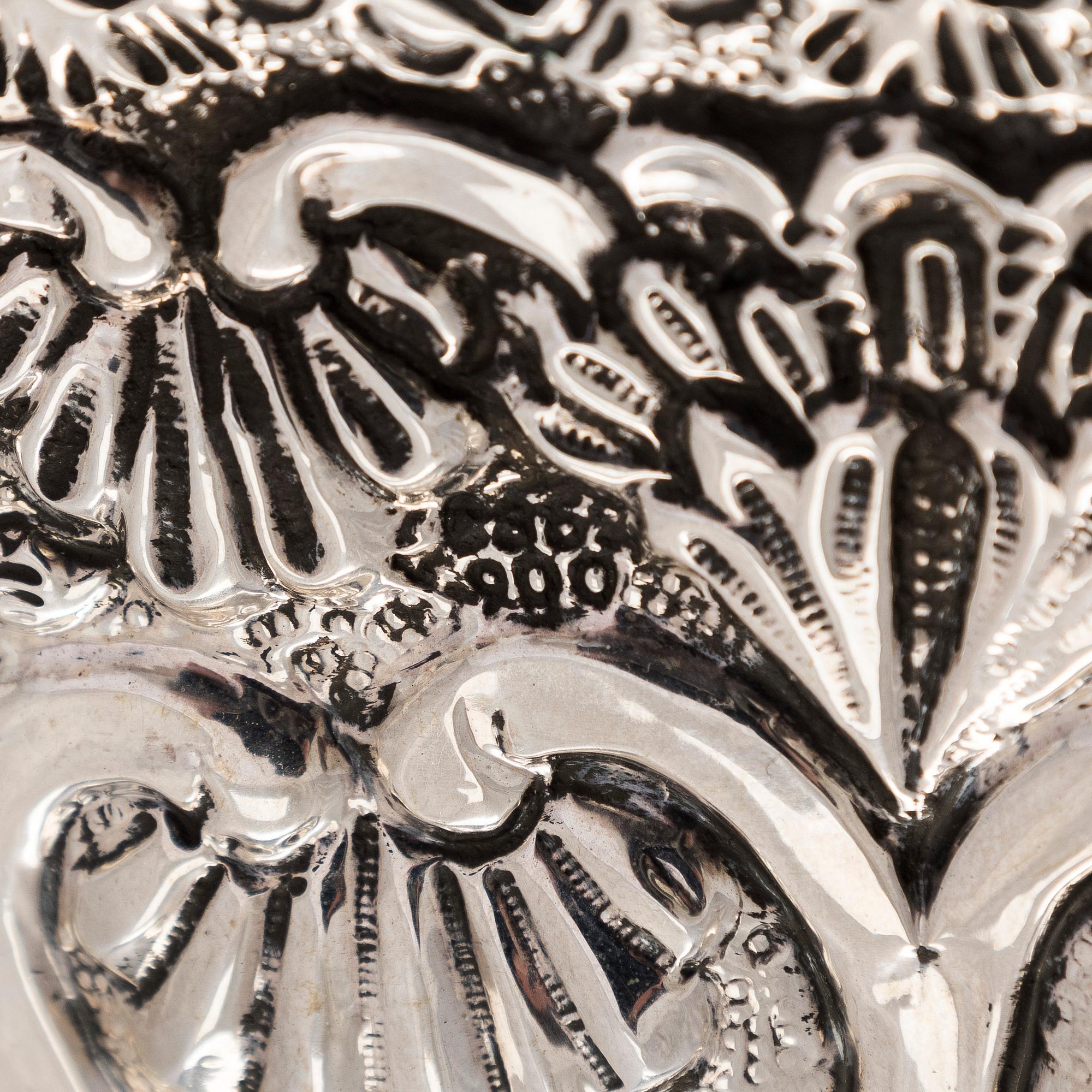 Spegel, 2 st, silver, 1900-tal.