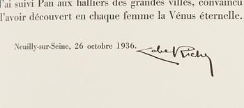 Alméry Lobel-Riche, kansio eroottisia etsauksia, "Arabesques Intimes".