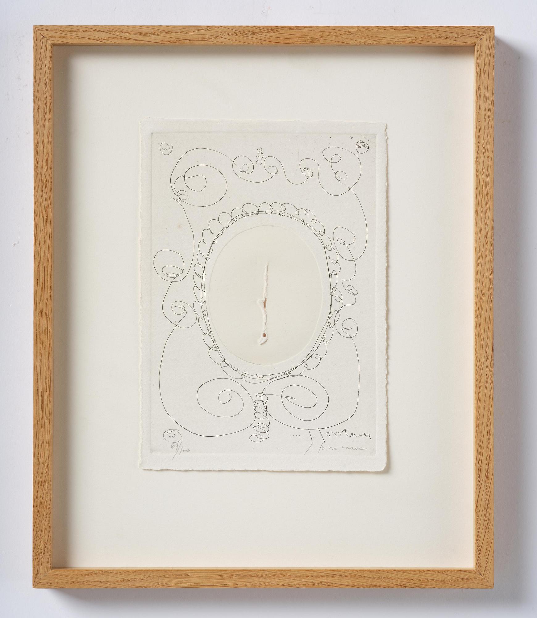 Lucio Fontana, "Fanny Hill".