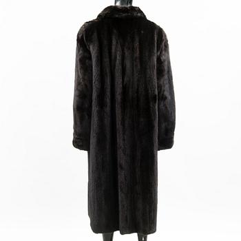 A SAGA MINK FUR COAT.