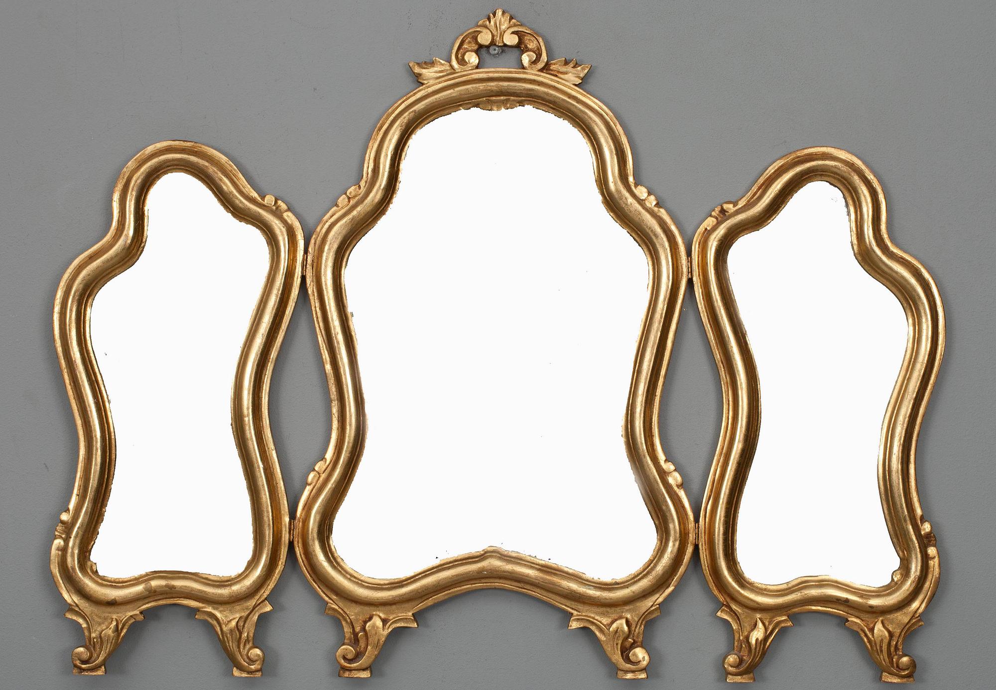 TOILETTESPEGEL, nyrokoko, 1900-talets första hälft.