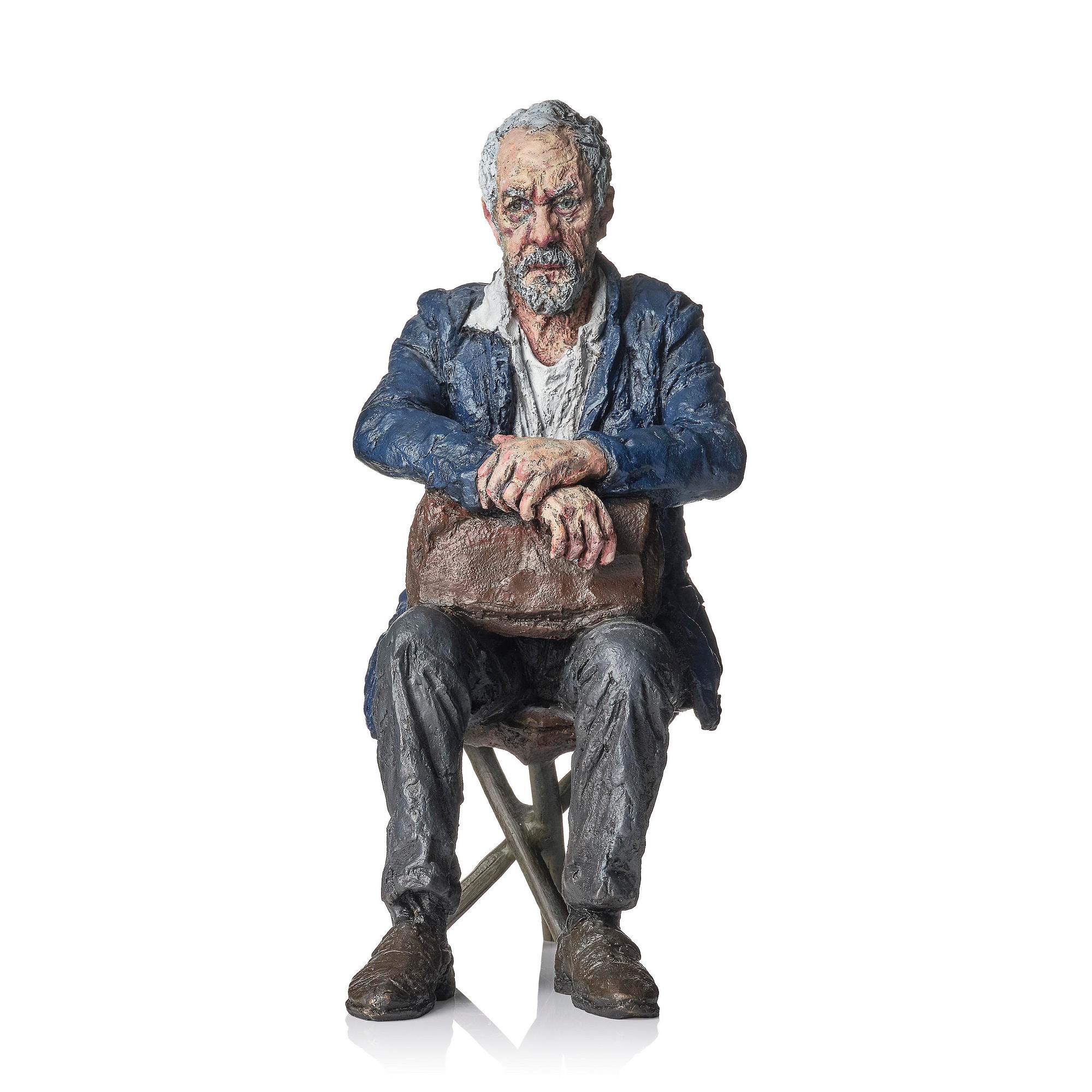 Sean Henry, "Maquette for Seated Figure".