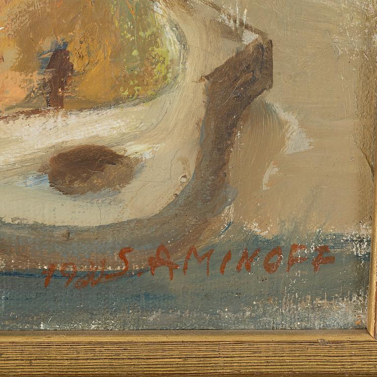 oil on canvas, signed and dated.