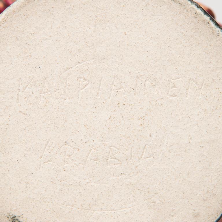 A stoneware sculpture, signed Kaipiainen Arabia.