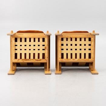 Esko Pajamies, fåtöljer, ett par "Bonanza" för Asko möbler Finland 1960/70-tal.