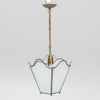 Harald Notini, pendant lamp, model no. 6297, Arvid Böhlmarks Lampfabrik, Swedish Grace 1920s-30s.