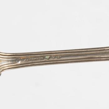 A silver cutlery set, model 'Olga', Sweden and Denmark, including mark of Alfred Ambrosius, Stockholm 1867 (53 pieces).