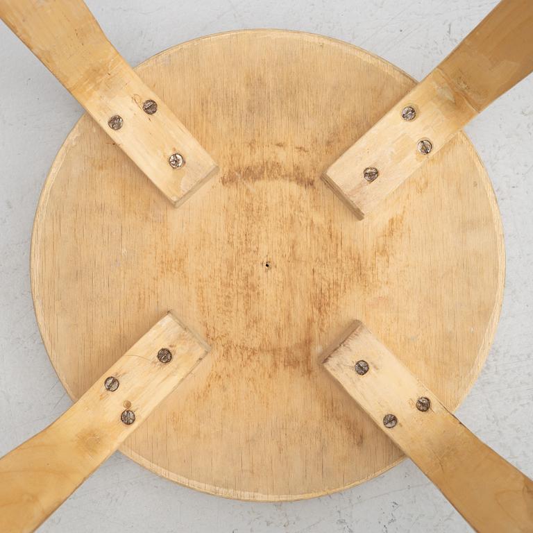 Alvar Aalto, a model '60' stool, Artek, Finland 1950's/60's.