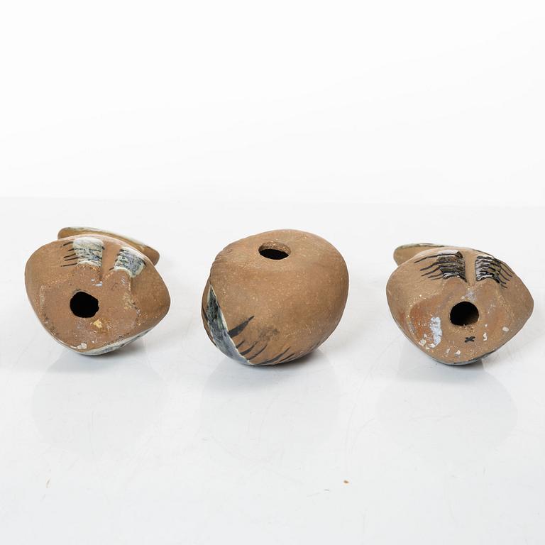 Lisa Larson, figuriner, 3 st, stengods, Gustavsberg.