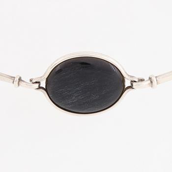 Vivianna Torun Bülow Hübe, a sterling choker with pendant, "Day and Night", Jakarta, Indonesia.